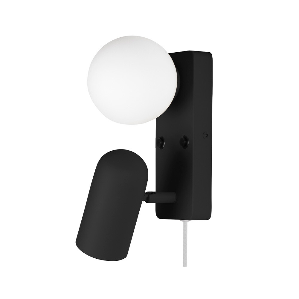 Globen Lighting - Doppio Wandlamp Zwart