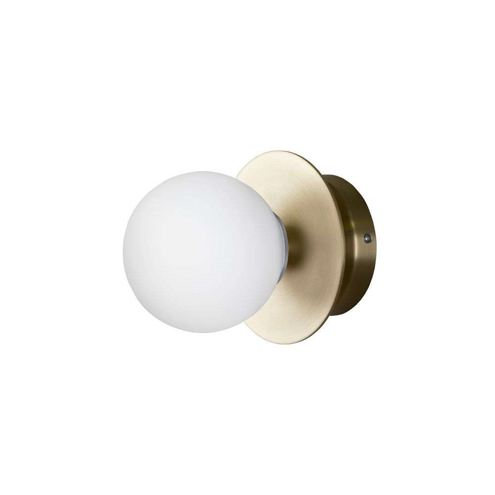 Globen Lighting – Art Deco Seinä-/Kattovalaisin IP44 Brushed Brass Globen Lighting