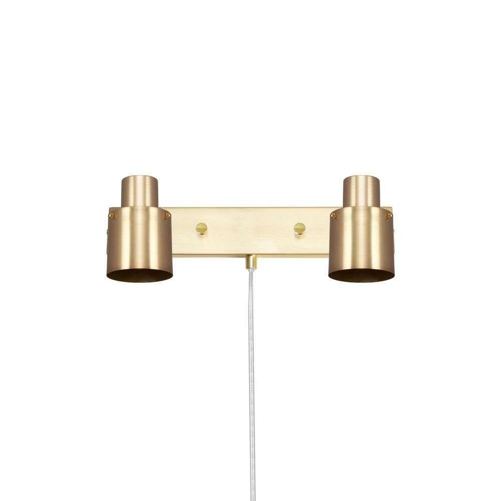 Globen Lighting – Clark 2 Seinävalaisin Brushed Brass Globen Lighting