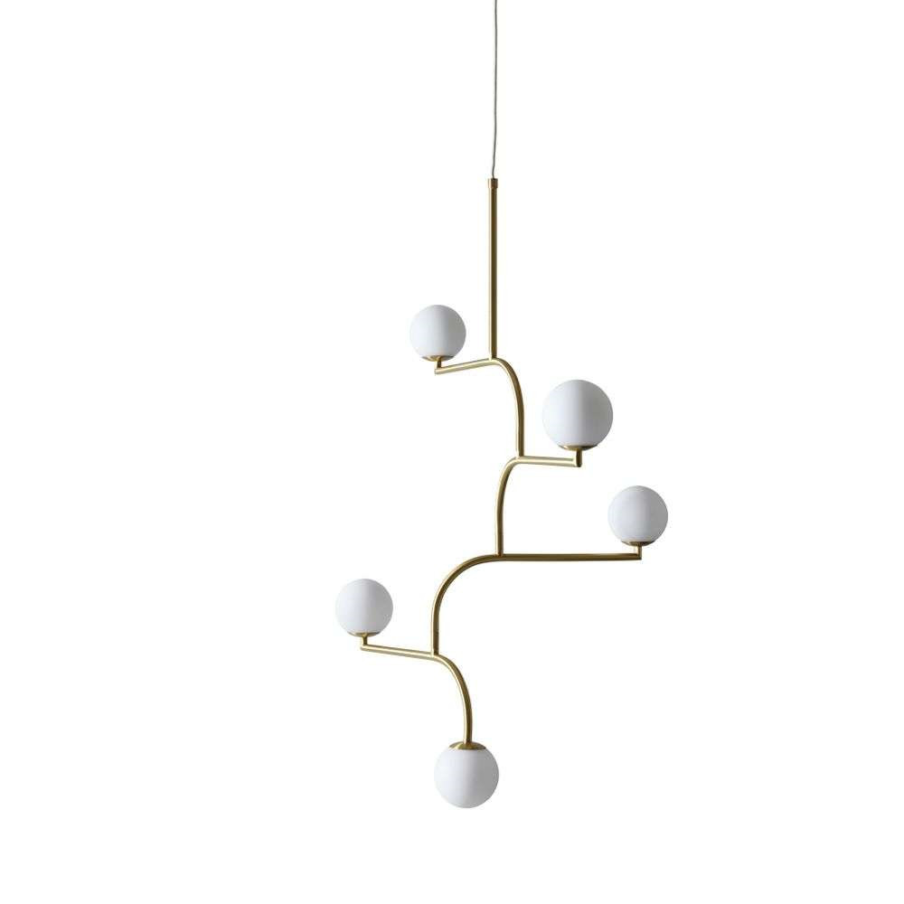 Pholc - Mobil 100 Hanglamp Brass/Opal