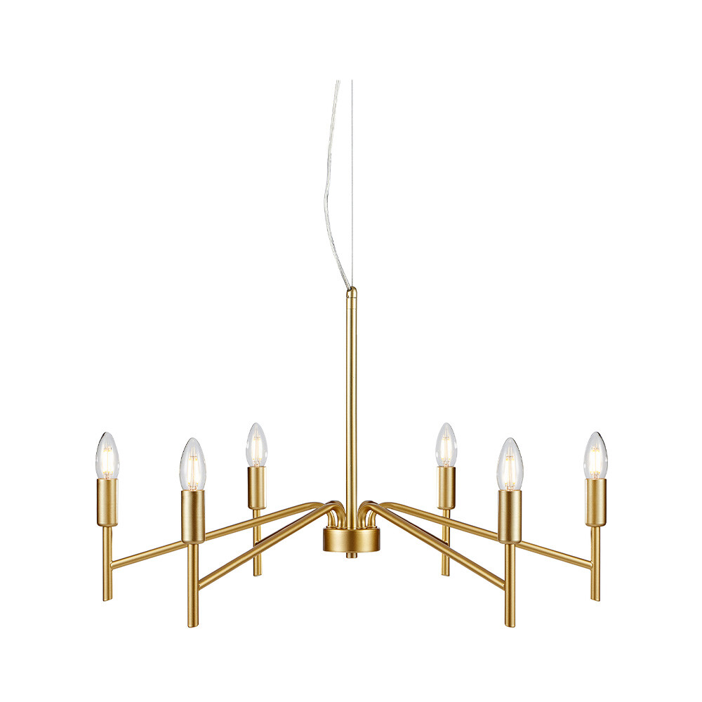 Markslöjd - Monarch 6 Hanglamp Goud