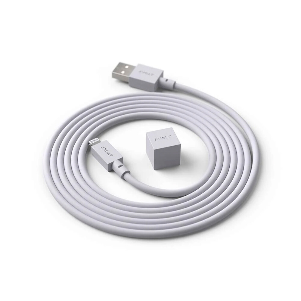 Avolt Stikdåser – Cable 1 USB A 1,8m Gotland Gray Avolt