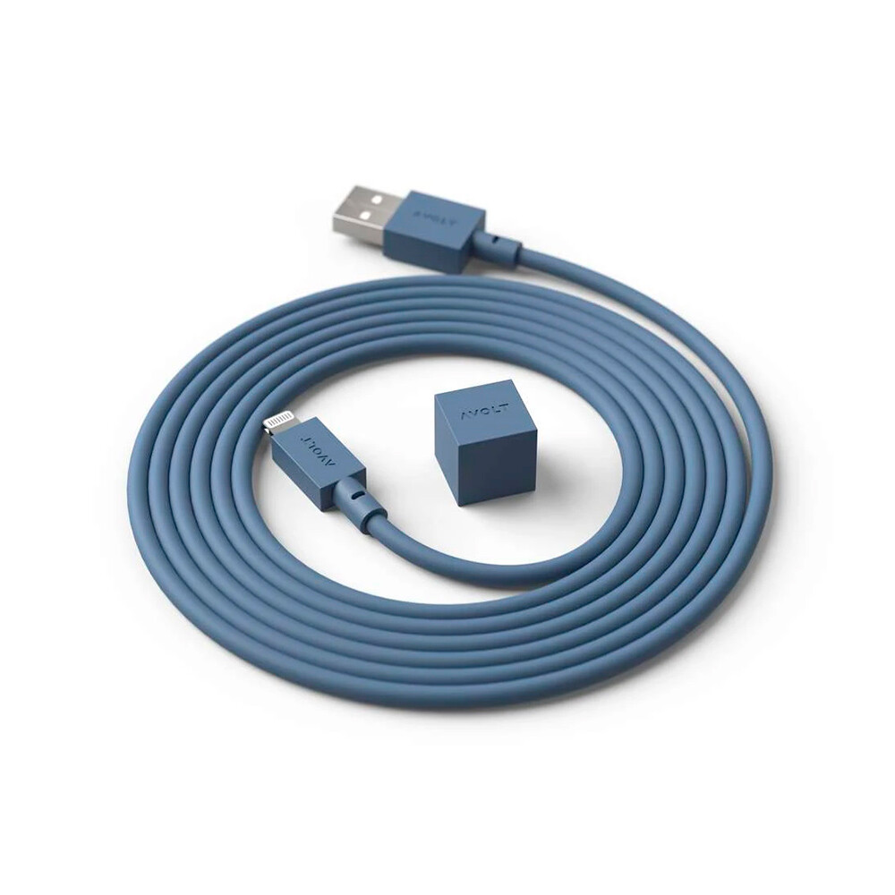 Avolt Stikdåser – Cable 1 USB A 1,8m Ocean Blue Avolt