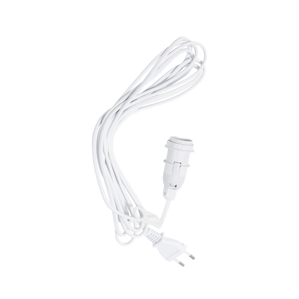 Globen Lighting – Cord Set E14 3,5m Valkoinen