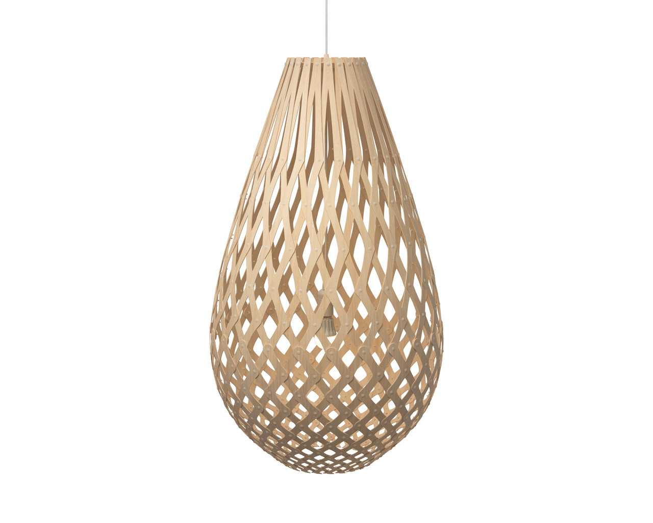 David Trubridge ltd - Koura Hanglamp H100 Bamboo