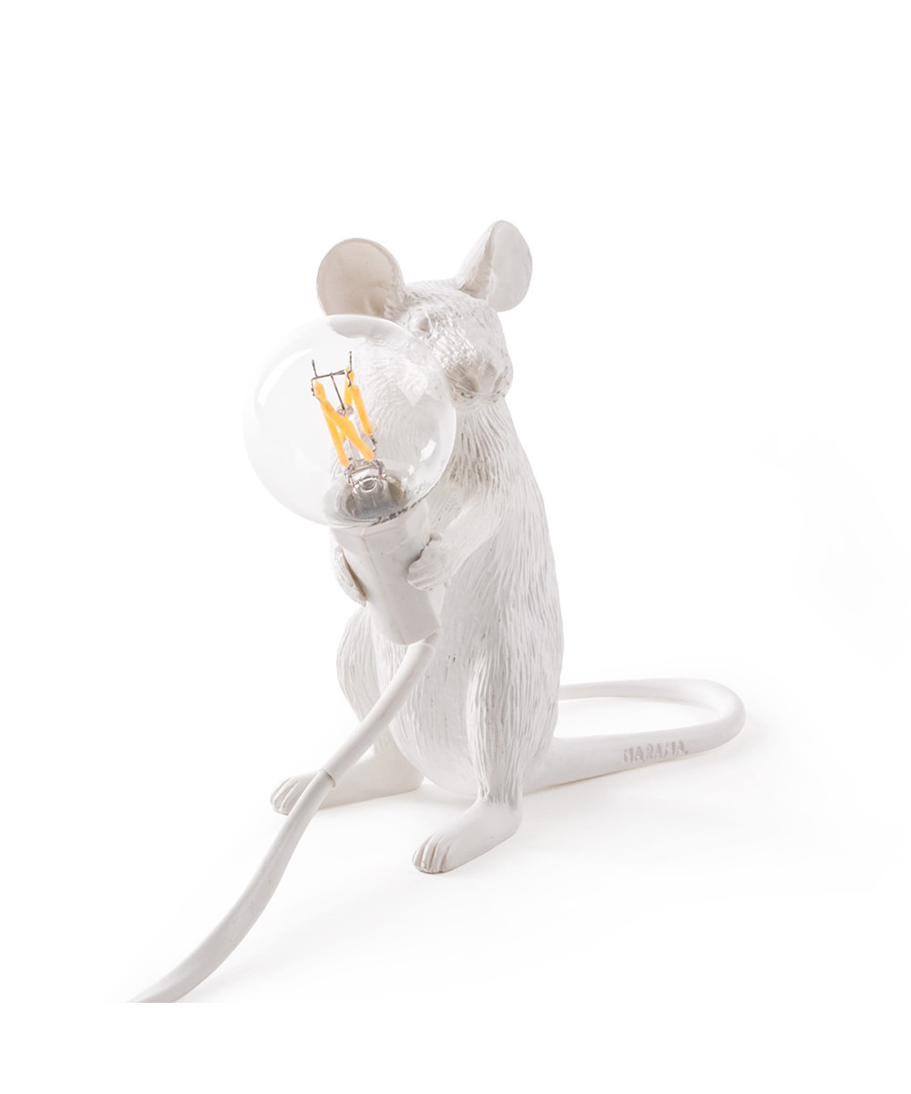 Seletti – Mouse Lamp Mac Sitting Pöytävalaisin