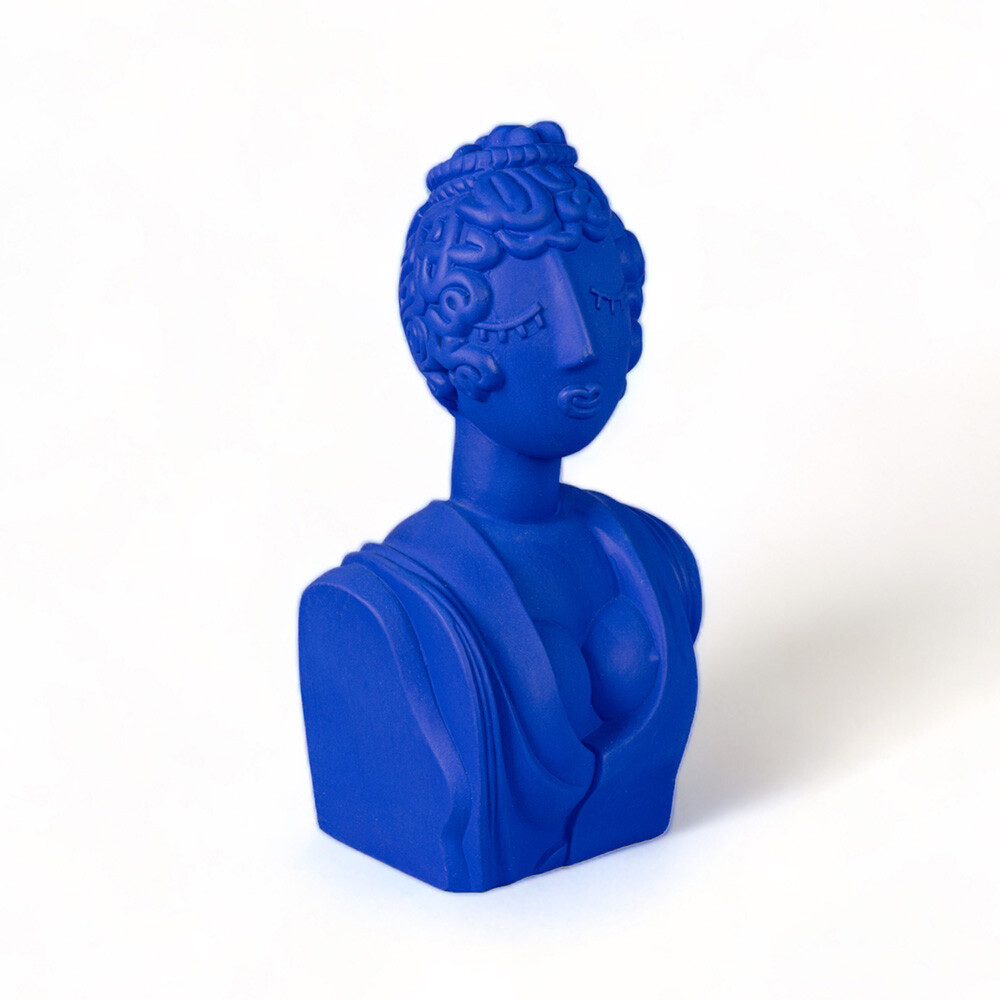 Seletti - Magna Graecia Poppea Terracotta Bust Blauw