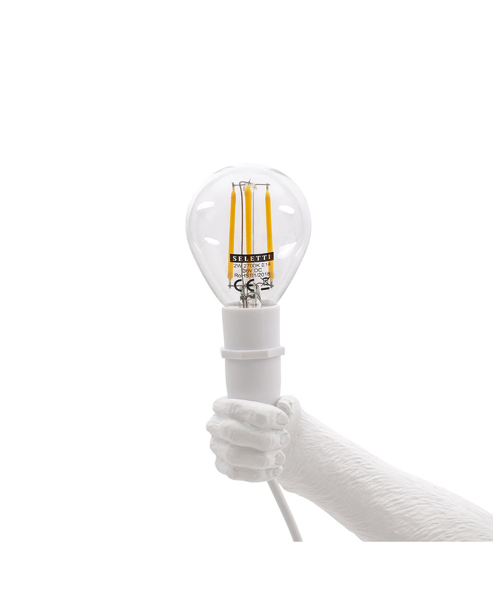 Seletti – Lamppu LED 2W E14 Monkey Lamp Ulko