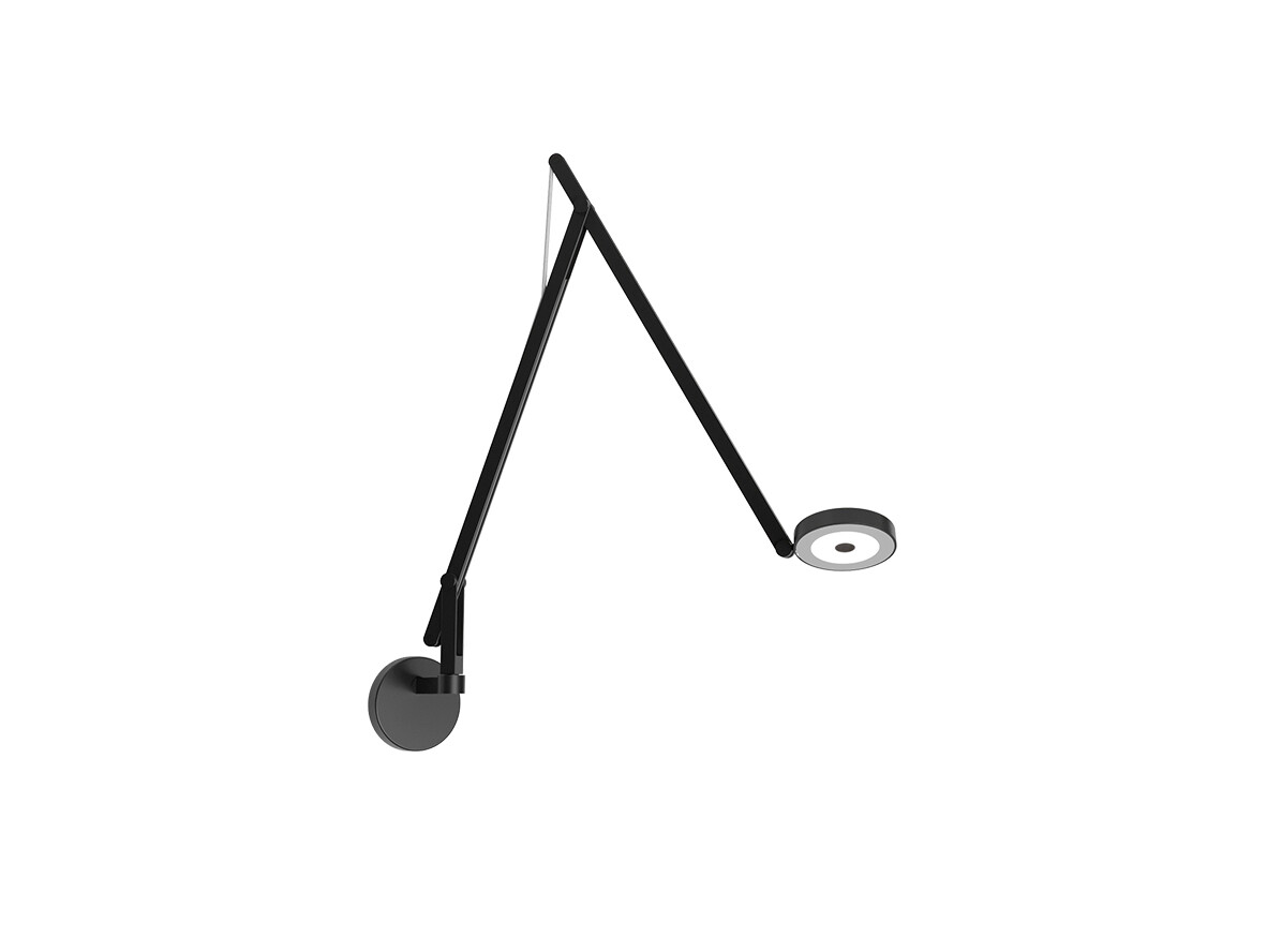 Rotaliana - String W2 Wandlamp DTW Matt Black/Silver