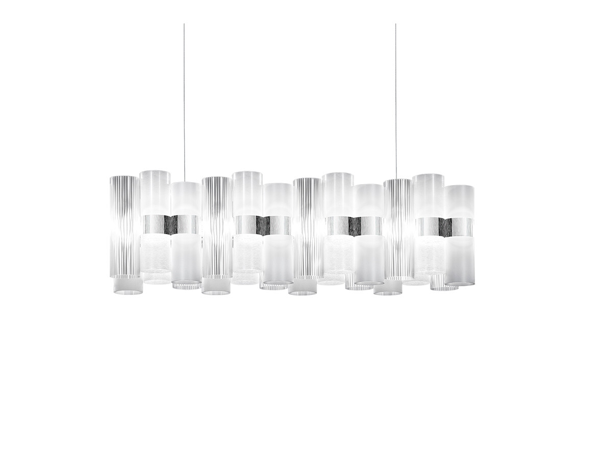 SLAMP - La Lollo Linear 100 Hanglamp White