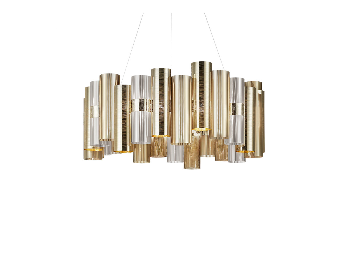 SLAMP - La Lollo Hanglamp L Gold