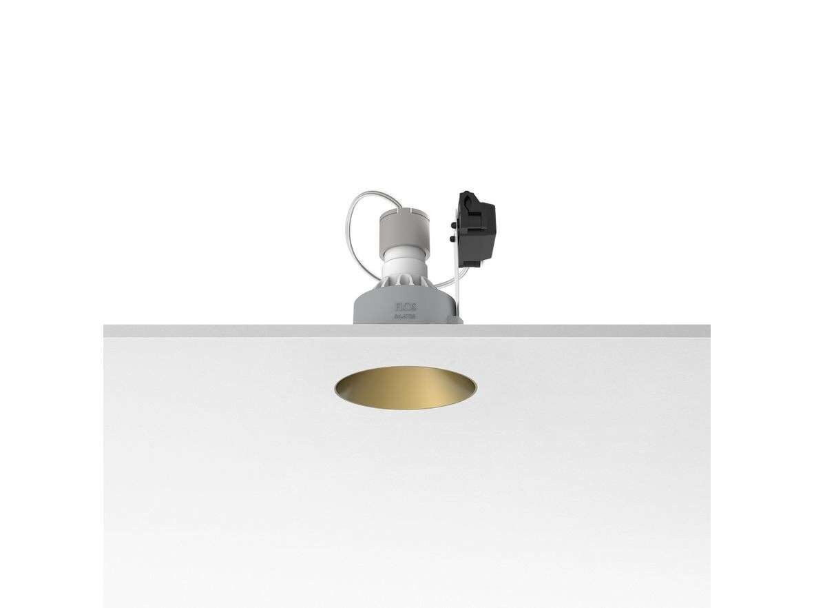 Flos – Kap 80 Fixed Round Upotettuspotti Gold Flos