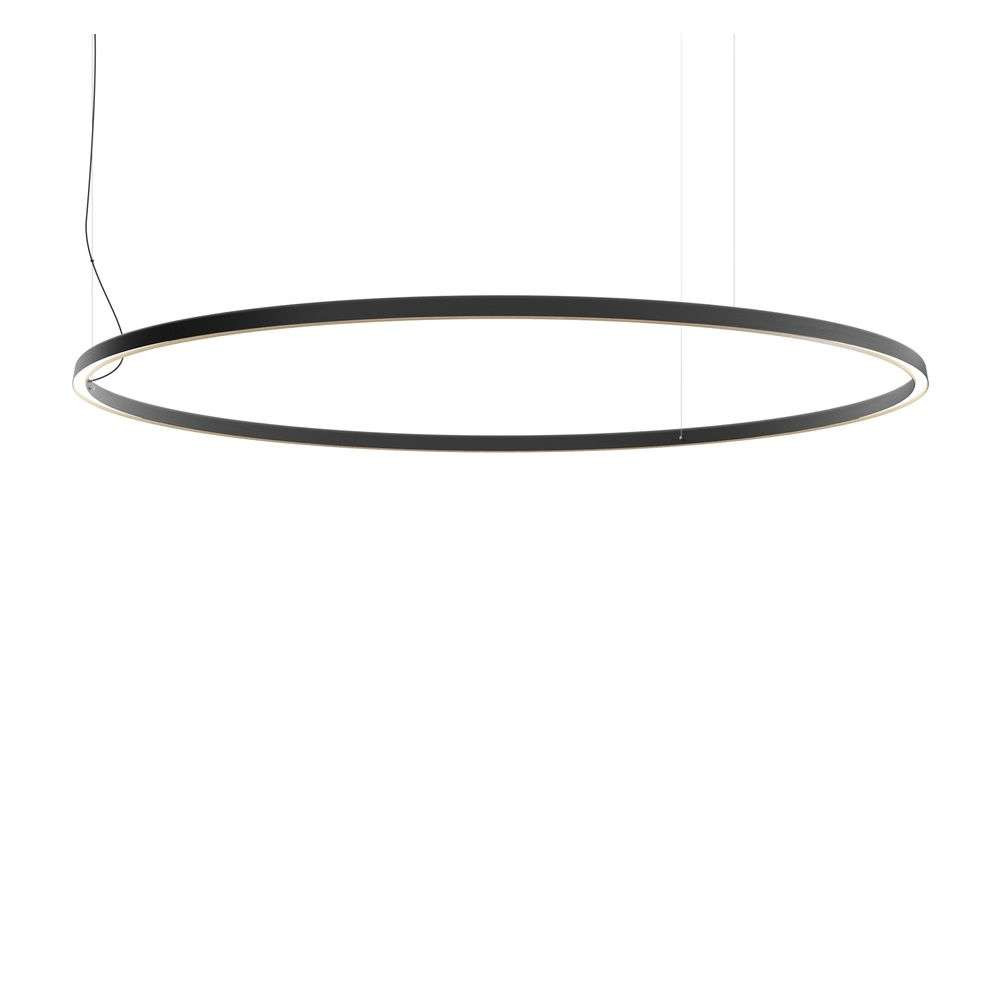 Luceplan - Compendium Circle LED Hanglamp Ø200 Black