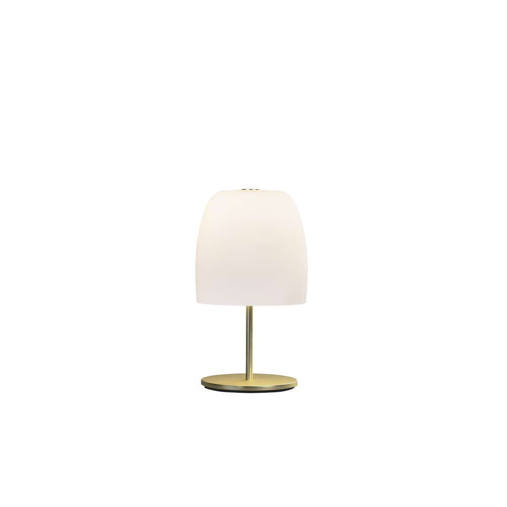 Prandina - Notte T1 Taffellamp Opal/Brass Heritage