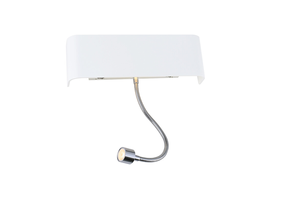 SLV - Mana Spot Wandlamp DTW L29XH9,5 White/Chrome