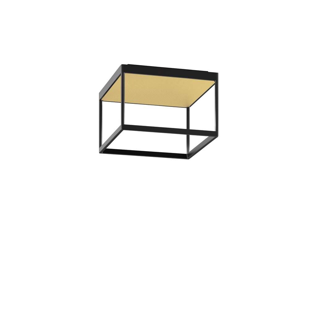 Serien Lighting – Reflex 2 LED Kattovalaisin M 200 Black/Pyramid Gold Serien Lighting