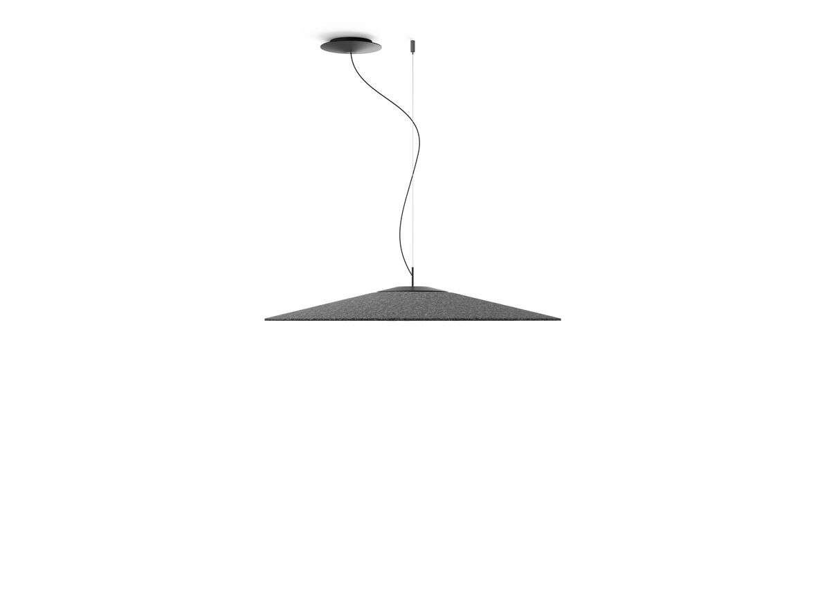 Luceplan - Koinè Acoustic Hanglamp 3000K Ø86 Anthracite