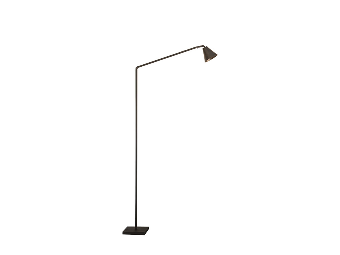 Nemo Lighting - Untitled Reading Cone Vloerlamp 2700K Black/Gold