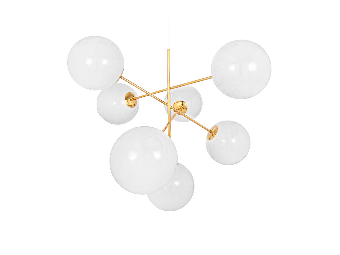 Tom Dixon - Globe Kroonluchter Large Opal