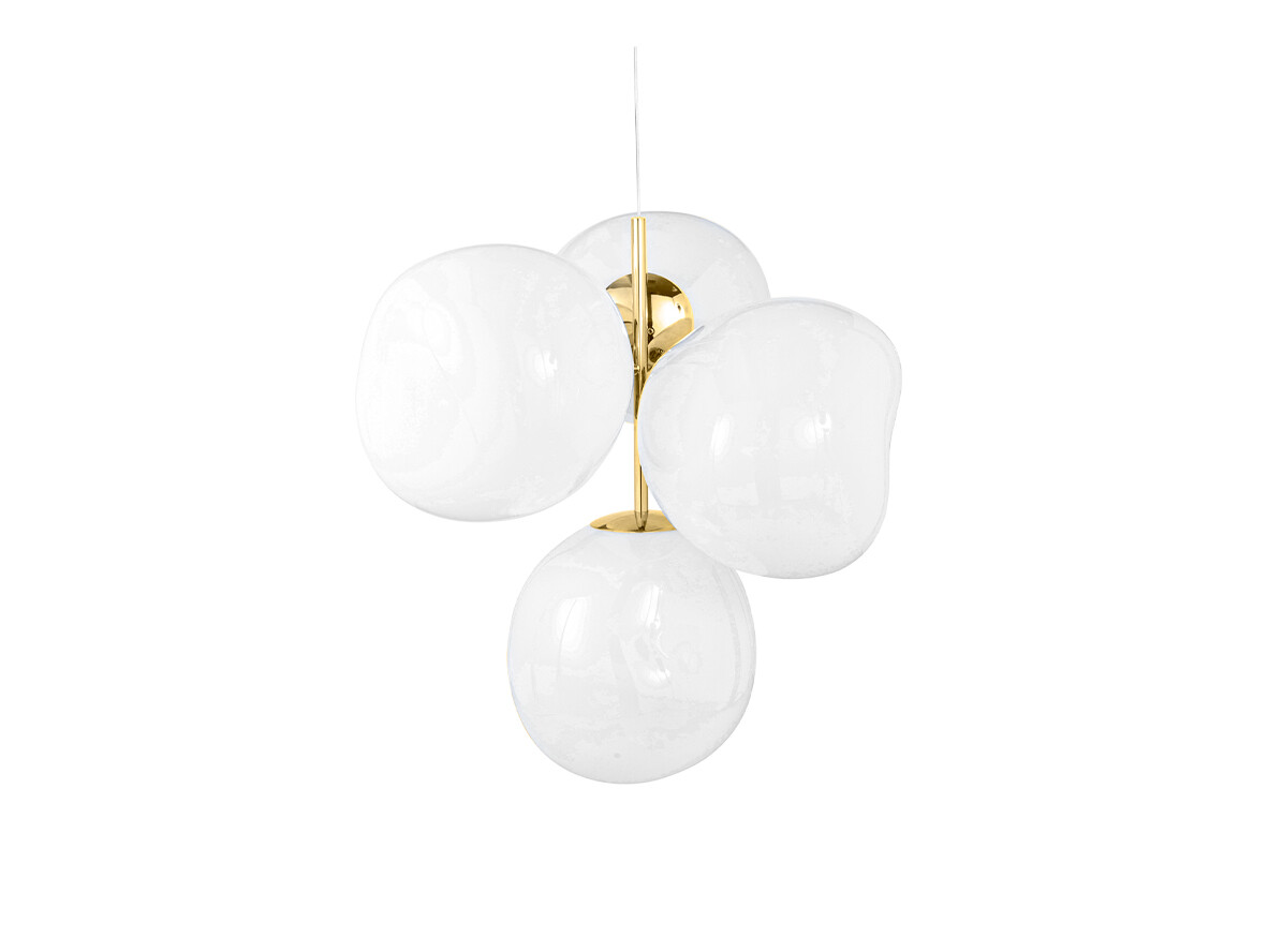 Tom Dixon - Melt Kroonluchter Mini Opal/Gold