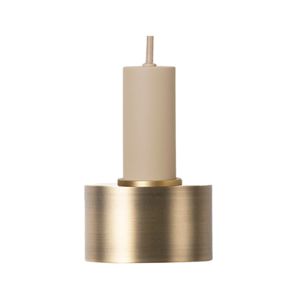 ferm LIVING – Collect Riippuvalaisin Disc Low Brass/Cashmere