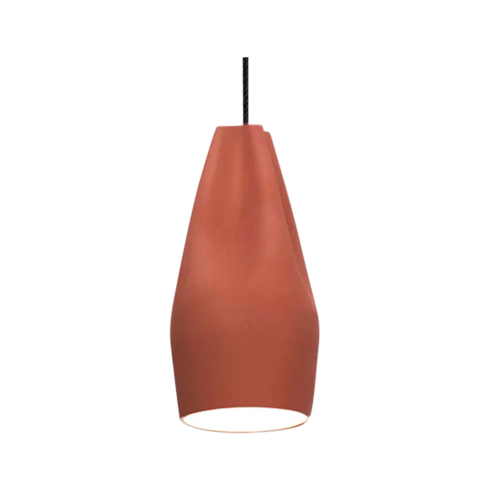 Marset – Pleat Box 13 LED Riippuvalaisin Terracotta/Valkoinen