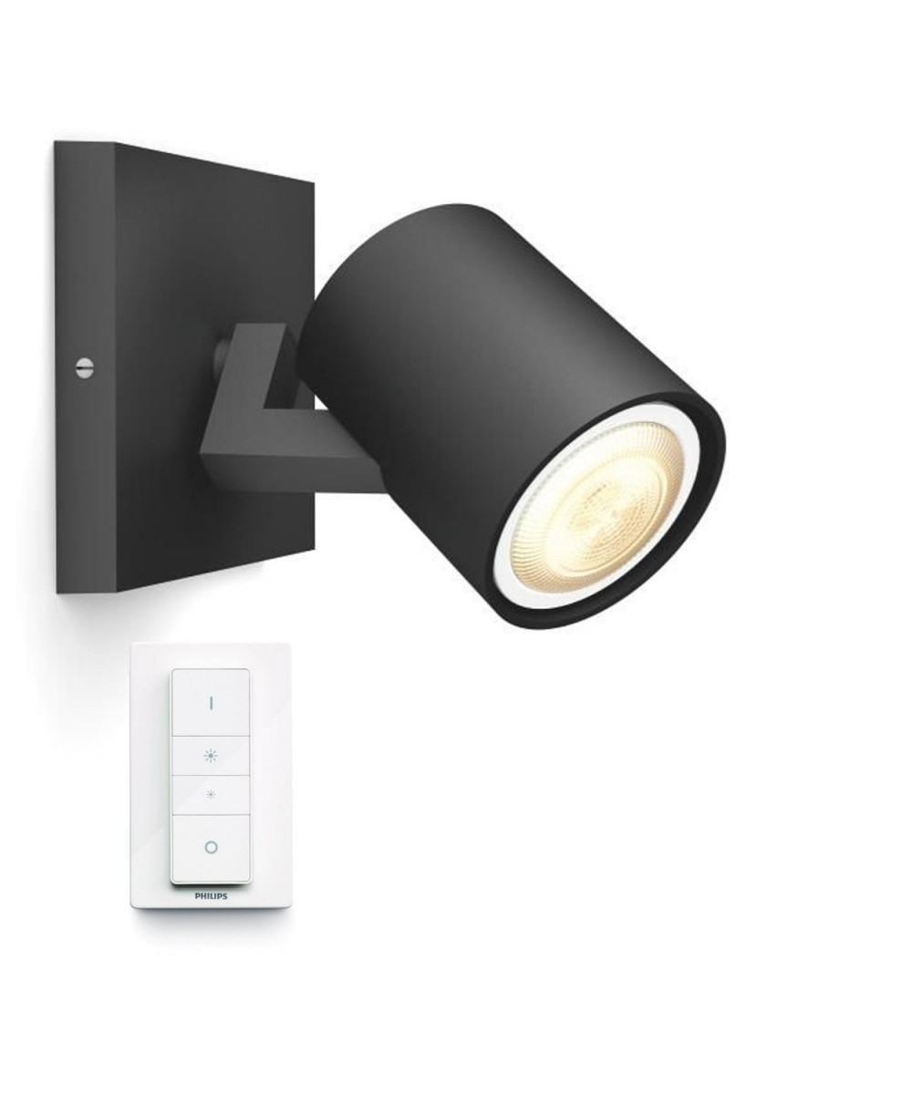 Philips Hue – Runner Hue Spot m/Switch White Amb. Black