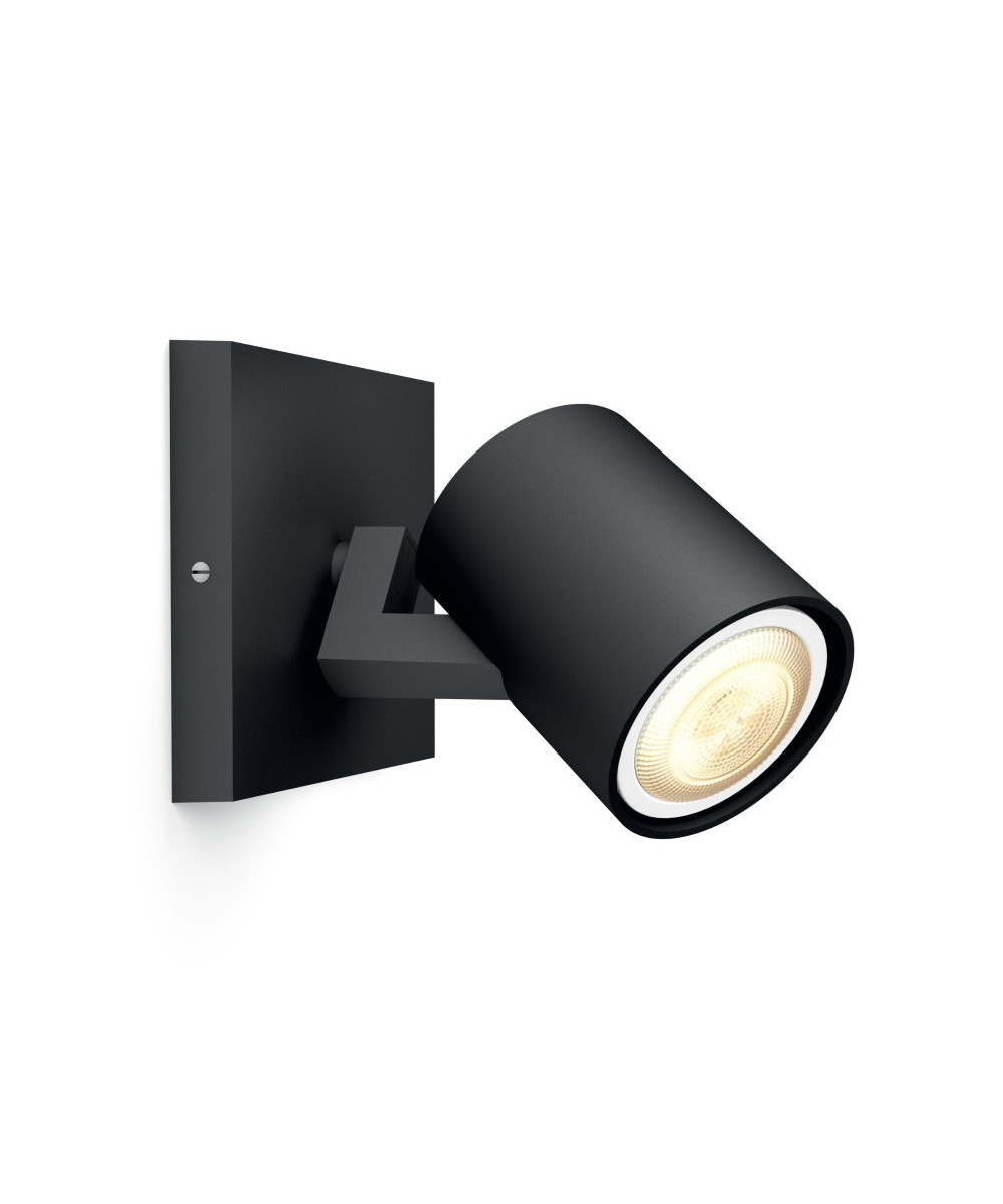 Philips Hue – Runner Hue Spot u/Dim Switch White Amb. Black