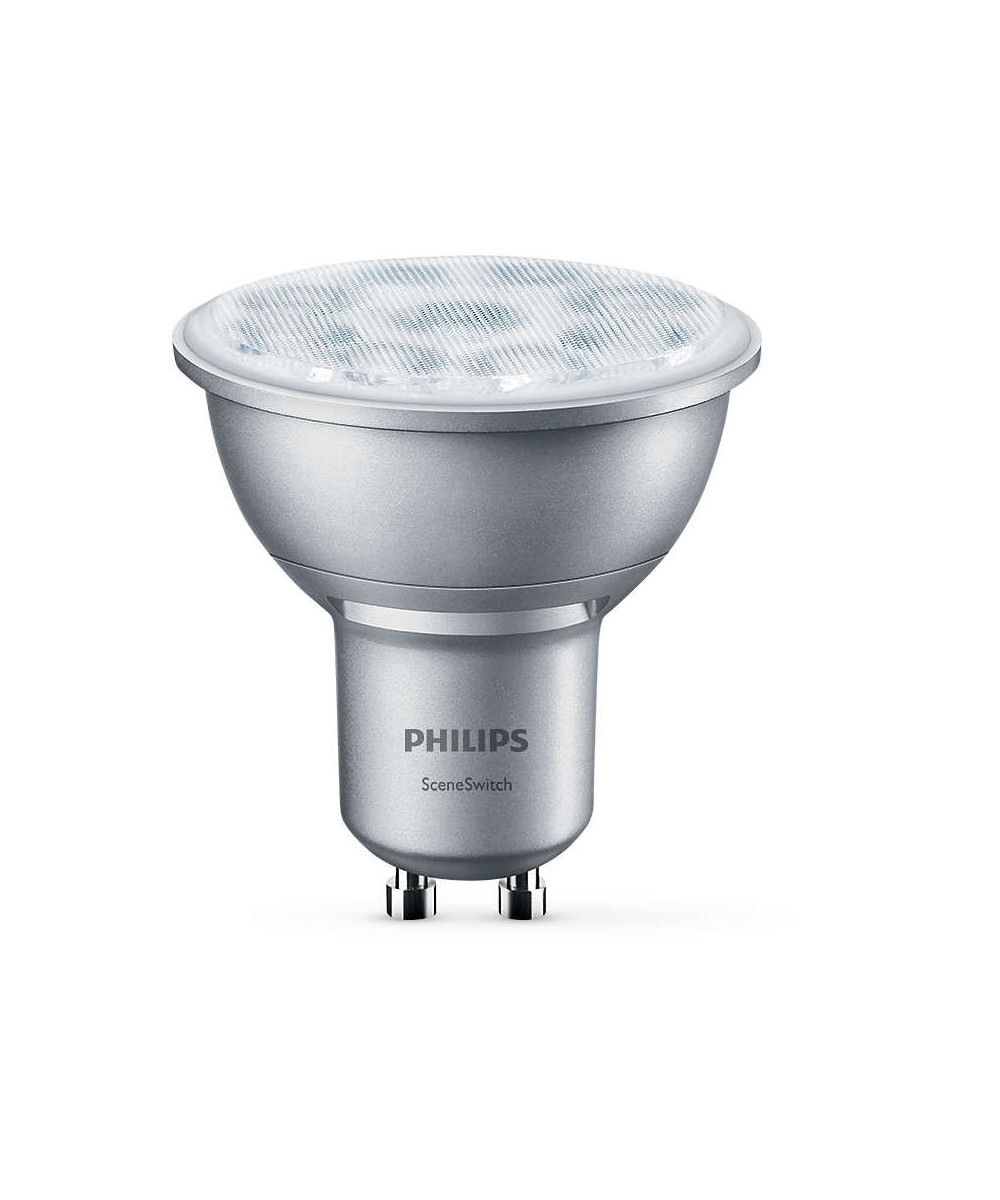 Philips – Lamppu LED 5W (50W/385lm) 2-Light Settings GU10