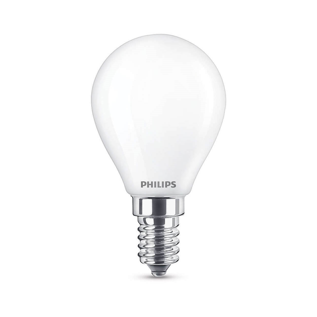 Philips – Lamppu LED 4,3W Lasi MainosLamppu (470lm) E14