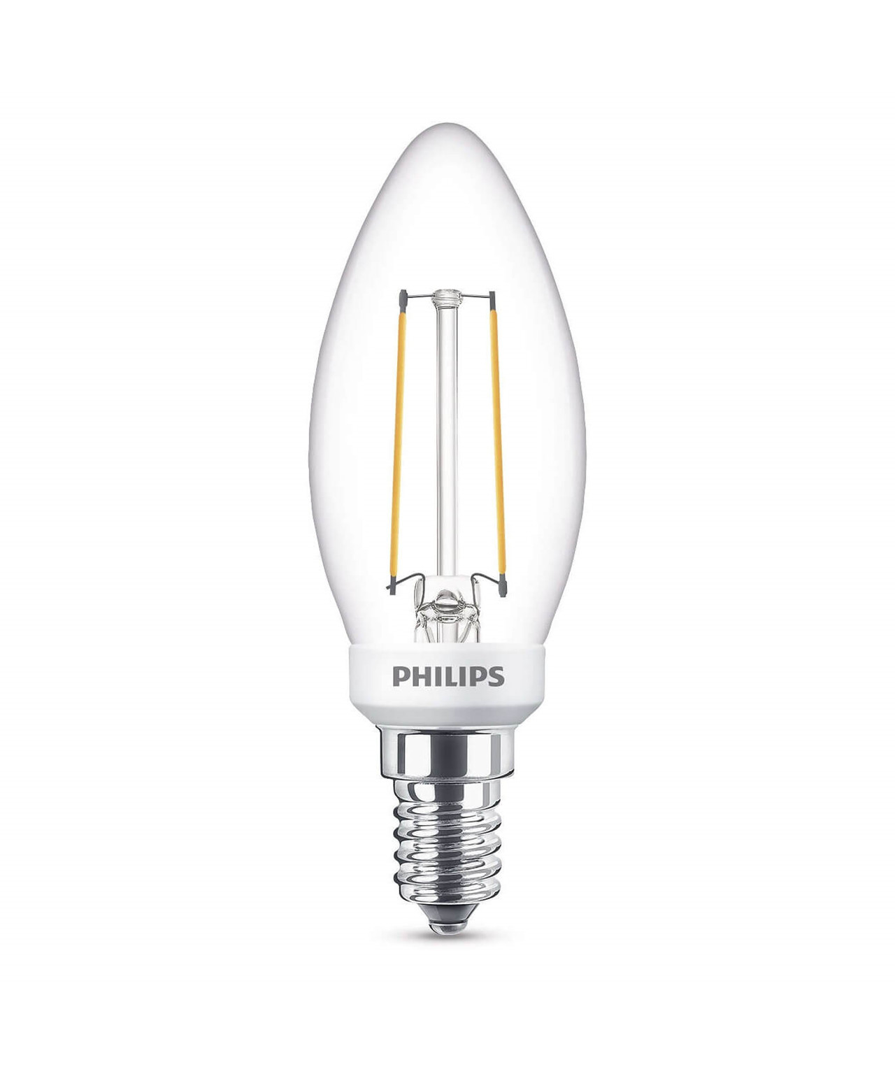 Philips – Lamppu LED 3W Lasi Kynttilä (300lm) Himmennettävissä E14