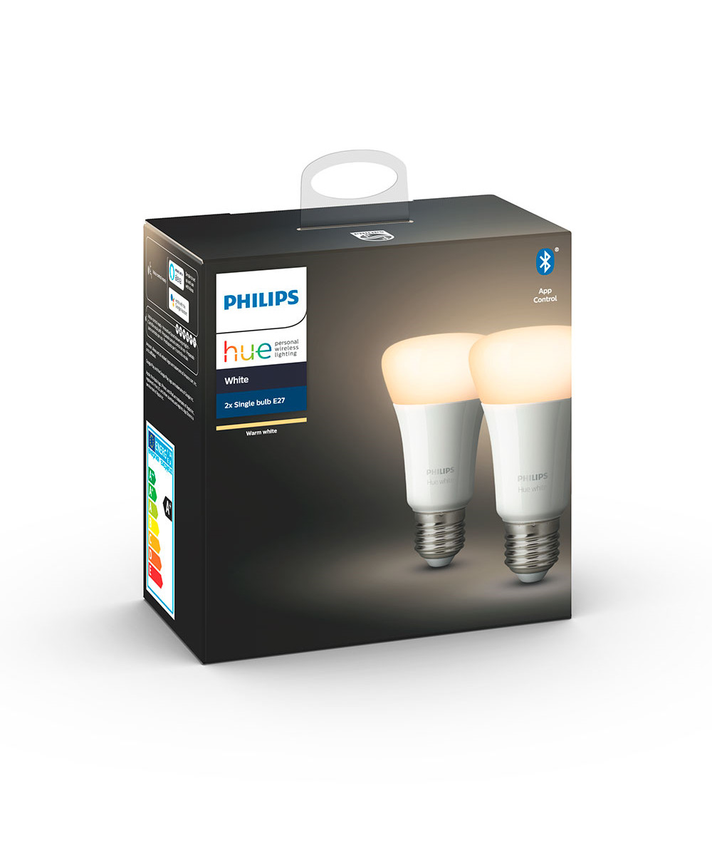 Philips Hue – White 9W Bluetooth E27 Lamppu 2 pcs.