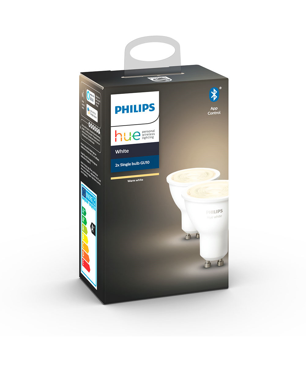 Philips Hue – White 6W Bluetooth GU10 Lamppu 2 pcs.