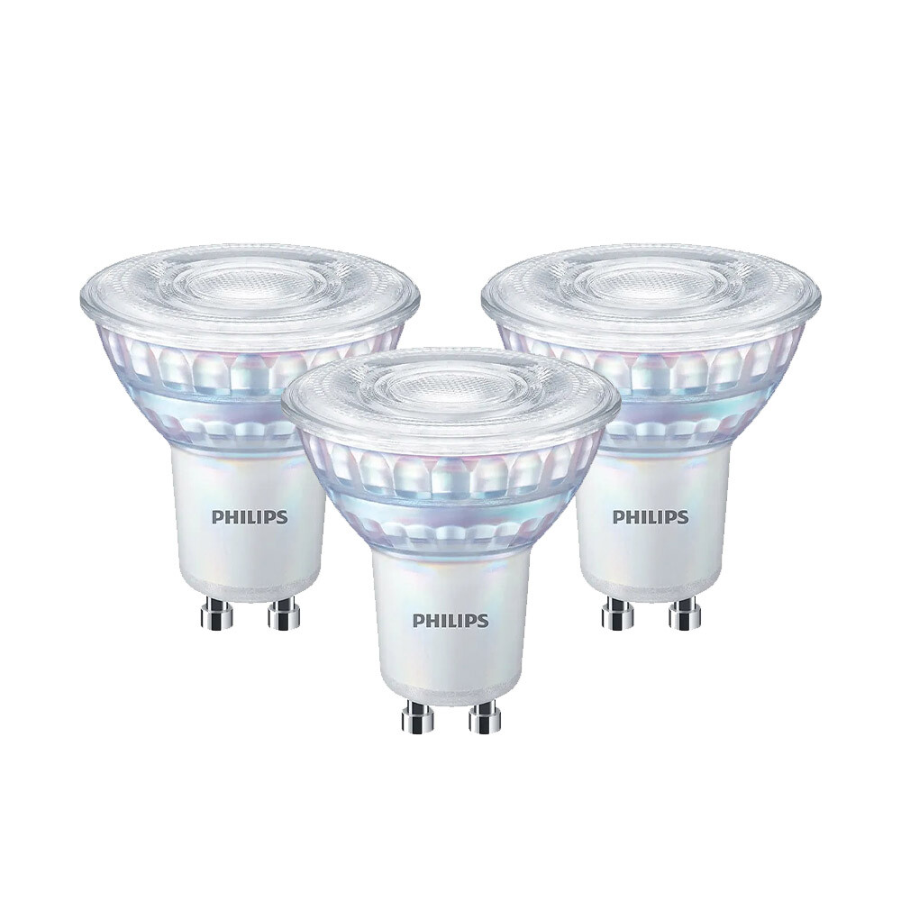 Philips – 3-pack Lamppu LED Himmennettävissä 3,8W GU10