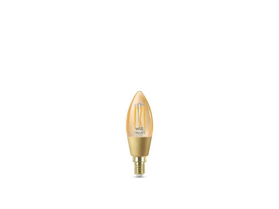 WiZ – Lamppu Smart TW Amb. 4,9W 370lm 2000-5000K Kynttilä Gold E14