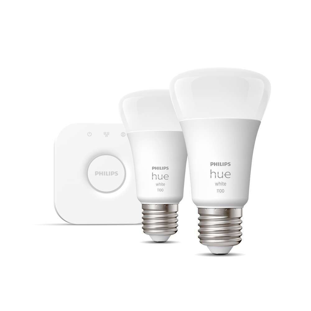 Philips Hue – Philips Hue White Starter Kit Bluetooth 2xE27 & Hue Bridge Philips Hue