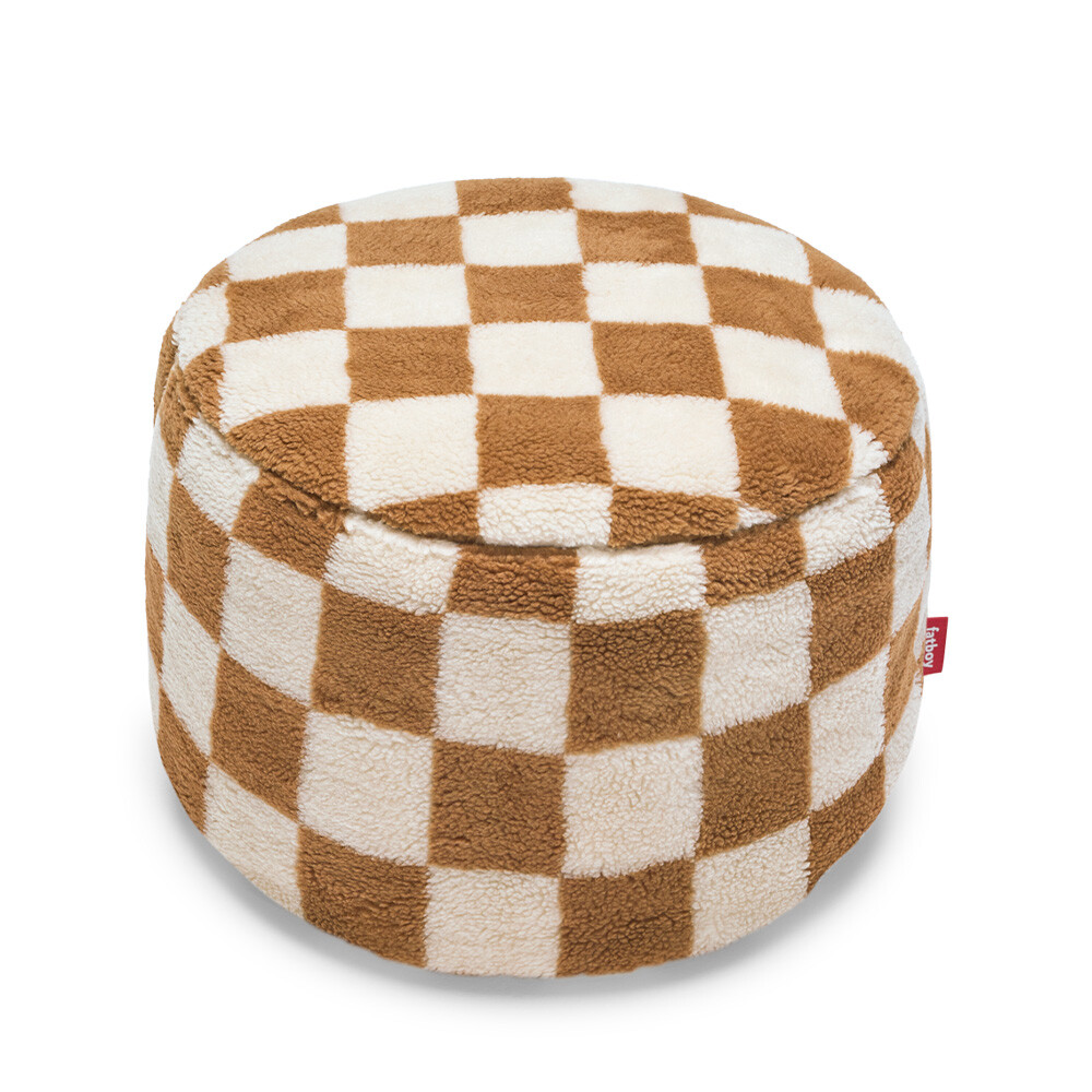 Fatboy – Point Pouf Teddy Chess Almond Kerma ®