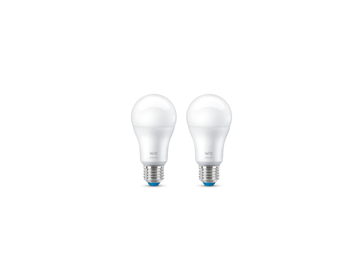 WiZ – Lamput Smart Color 8,5W 806lm 2200-6500K RGB 2-pack E27 WiZ