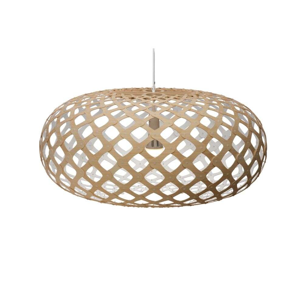 David Trubridge ltd - Kina Hanglamp Ø100 Wit 1 Kant