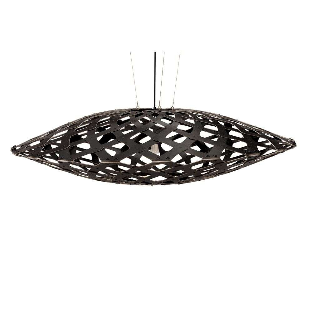 David Trubridge ltd - Flax Hanglamp Ø150 Zwart 2 Kanten