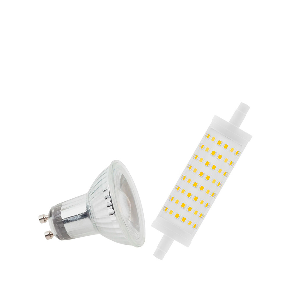 Lindby – Lamput LED Set 1x GU10 (380lm) & 1x R7s (2000lm)