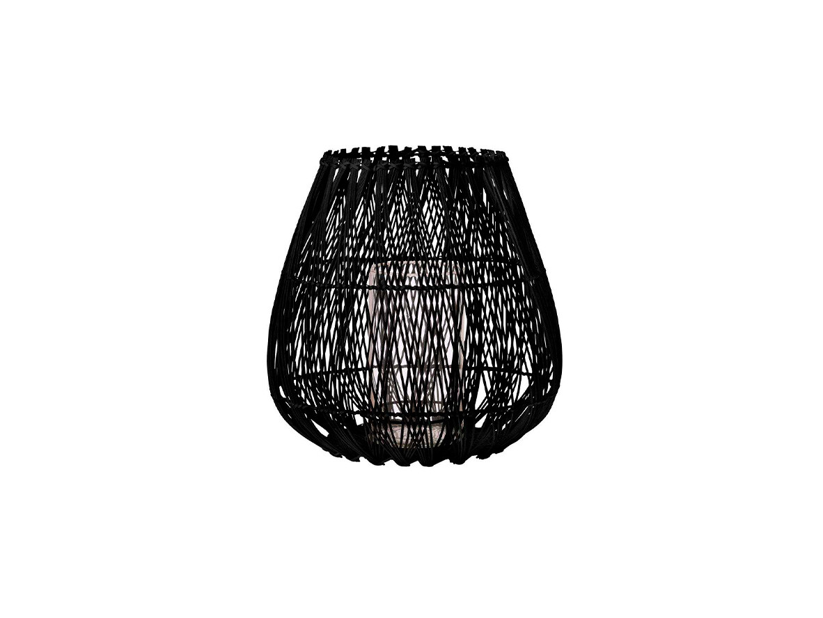 Cozy Living – Jasmin Lantern Round Rattan Black Cozy Living