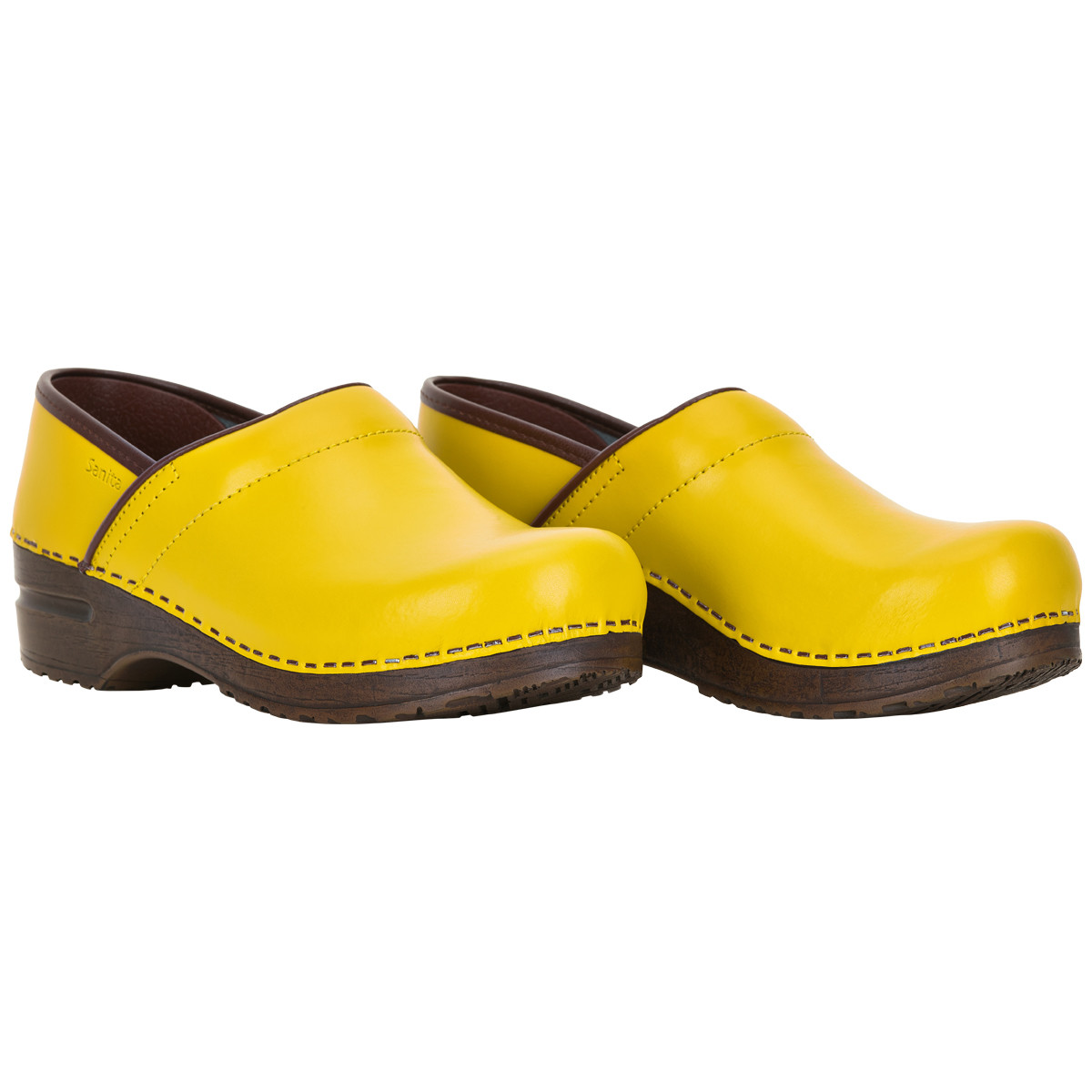 clogs yellow