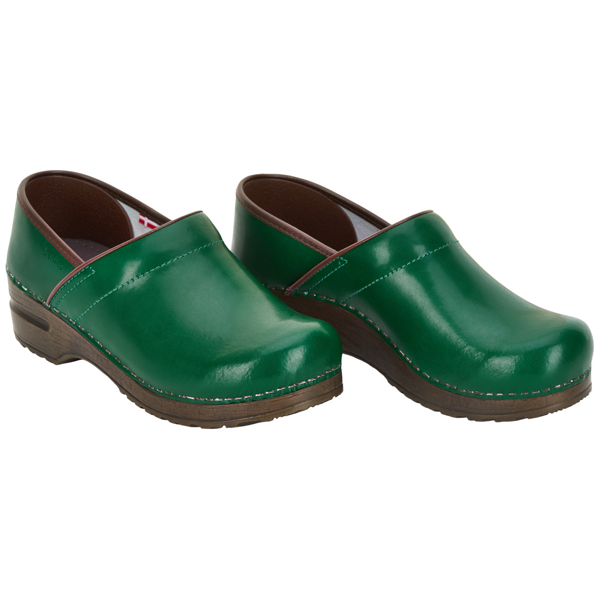 green clogs