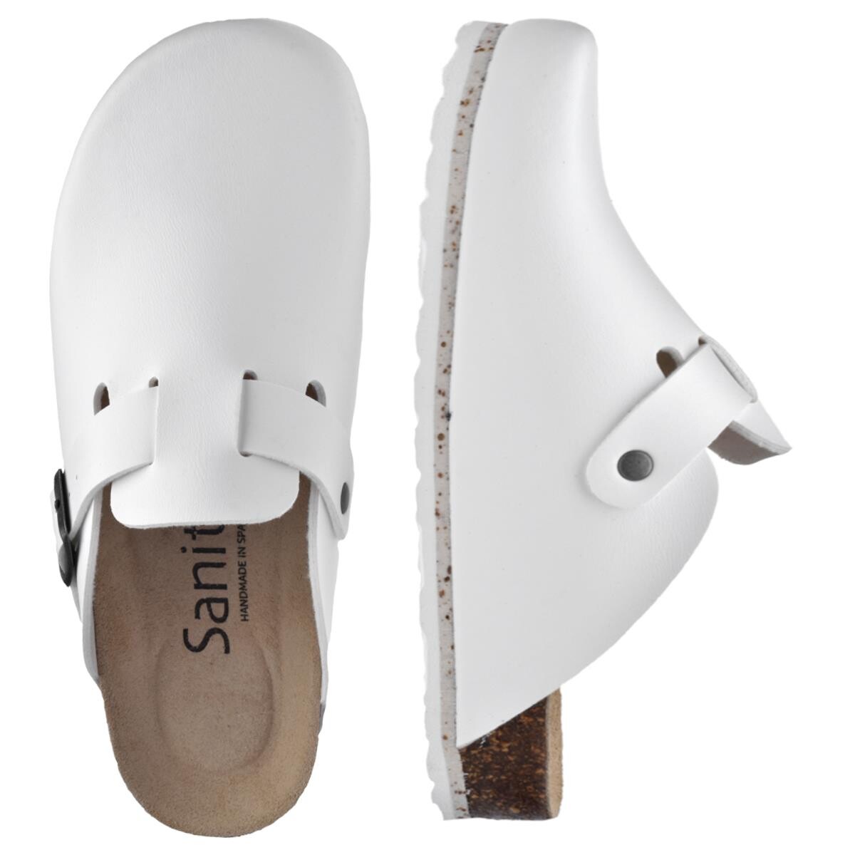 Sanita Bio Malta Sandal Hvid, Størrelse: 39, Dame, Herre