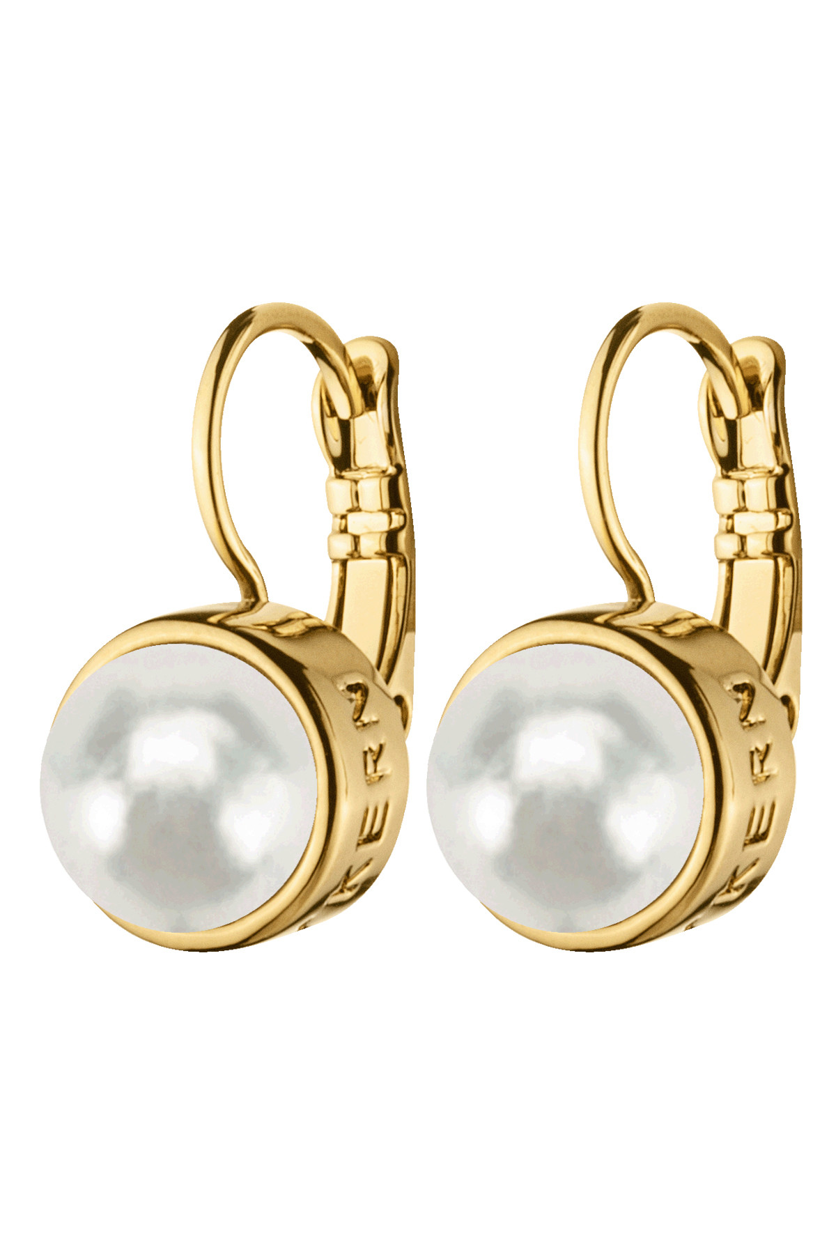 Dyrberg Kern Dyrberg/Kern Lulu Earring, Color: Gold/White, Onesize, Women