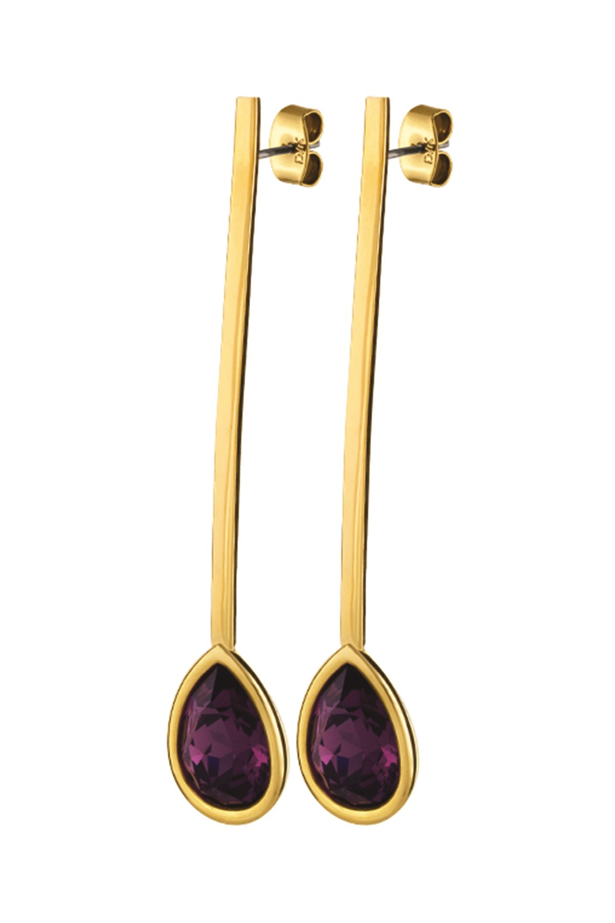 Dyrberg Kern Dyrberg/Kern Verona Earring, Color: Gold/Purple, Onesize, Women