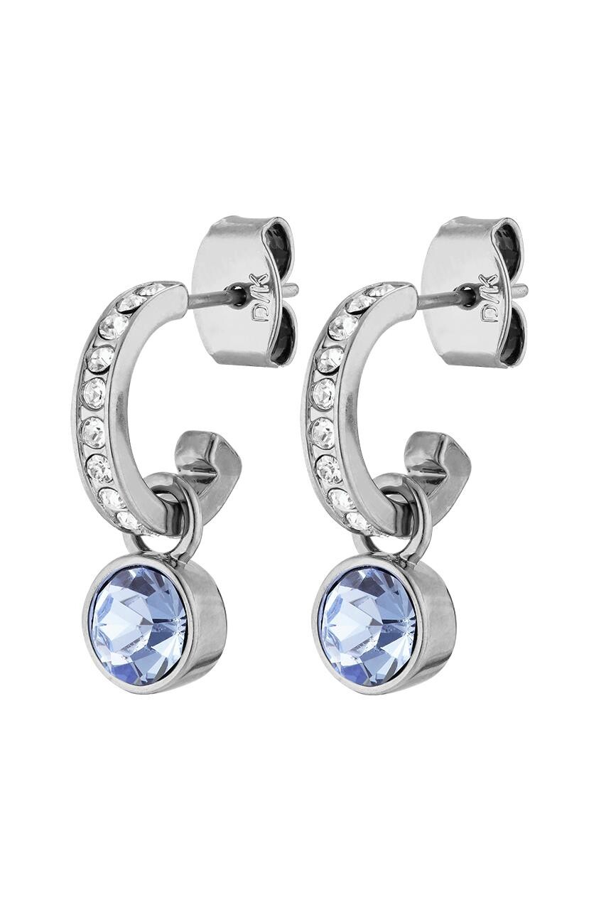 Dyrberg Kern Dyrberg/Kern Dessa Earring, Color: Silver/Blue, Onesize, Women