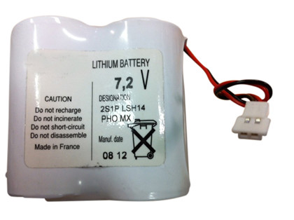 Batteripakke 5,5Ah/7,2V - Komplet <br />Elektronik - Lithium