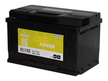 Batteri 75Ah/12V/278x175x190 <br />Start - Auto - STD